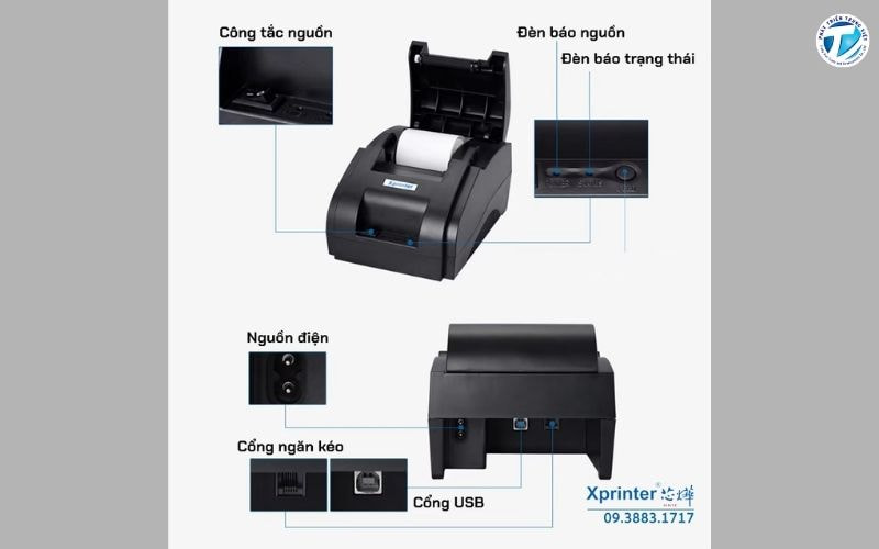 Máy in Xprinter XP 58IIH